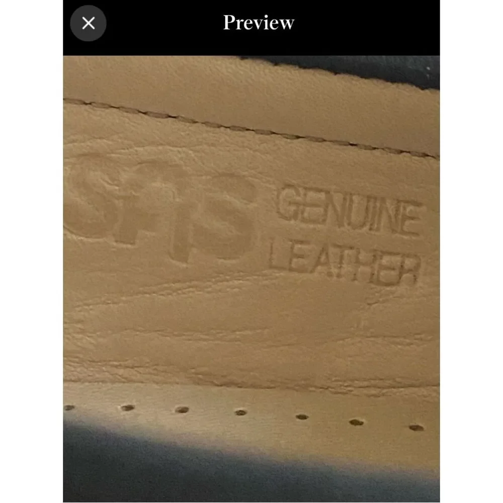 SAS Loafers NEW Ace Slip On Comfort Penny Handsewn Leather Black Size 9.5 W